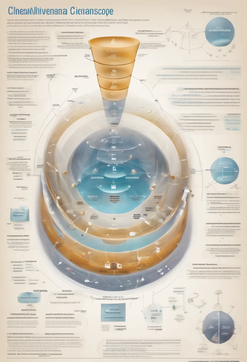 A data funnel diagram diagram that contains many different types of data, Illustration by Jeffrey Smith, shutter inventory, Digital art, detailed scientific diagram, scientific depiction, scientific diagram, Elegant engine, volumetry scattering into space, space molecules, hori, virtual reality metaverse engine, Virtual Engine, Screen information and labels