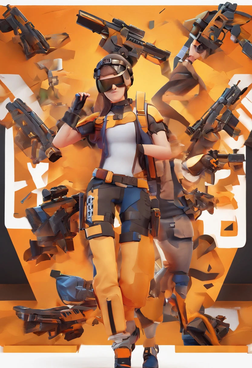 Free fire character logo