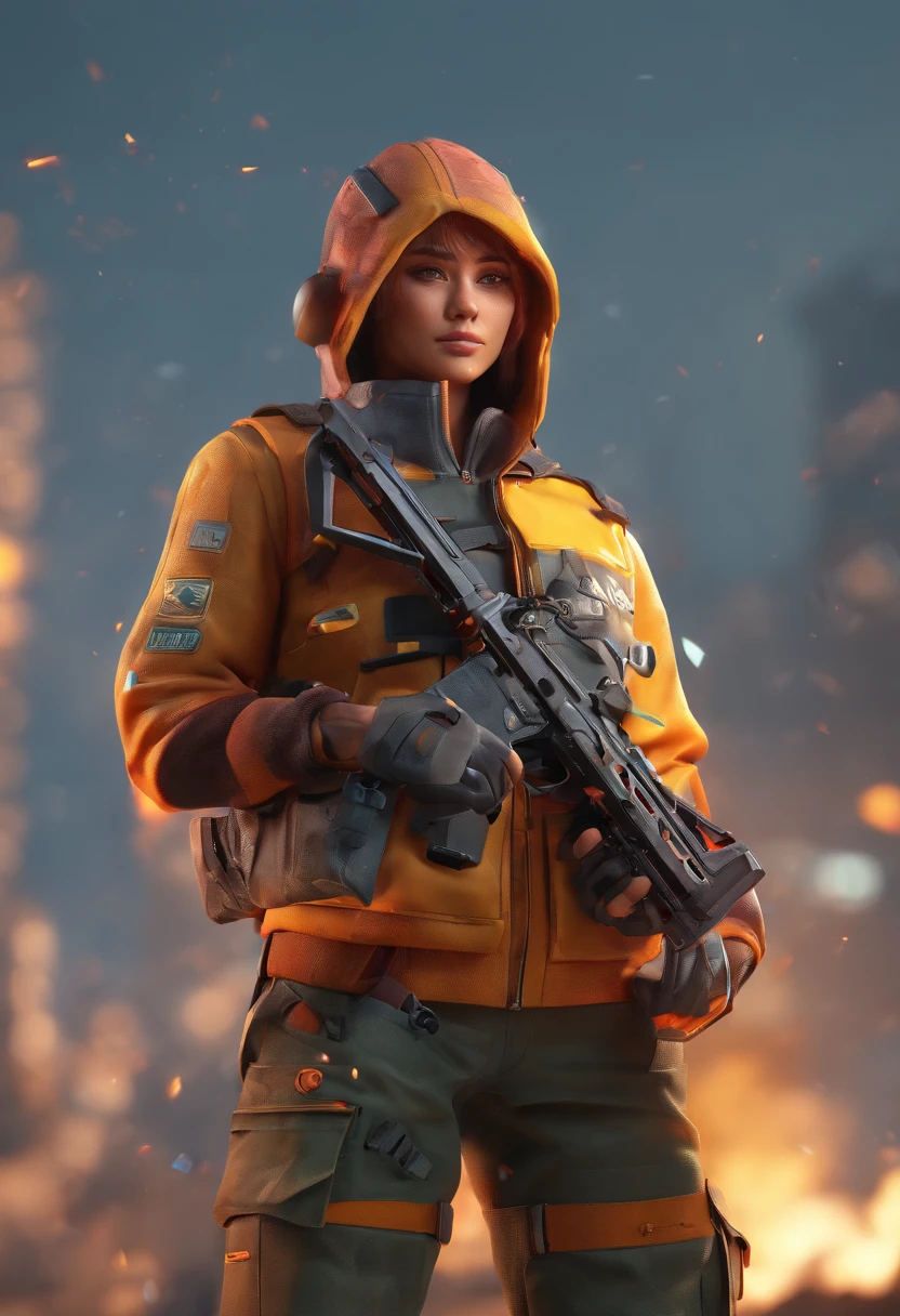 Free fire character logo