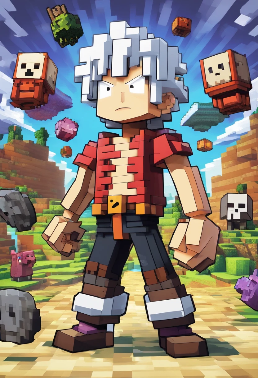 gear 5 luffy, gear 5, white hair