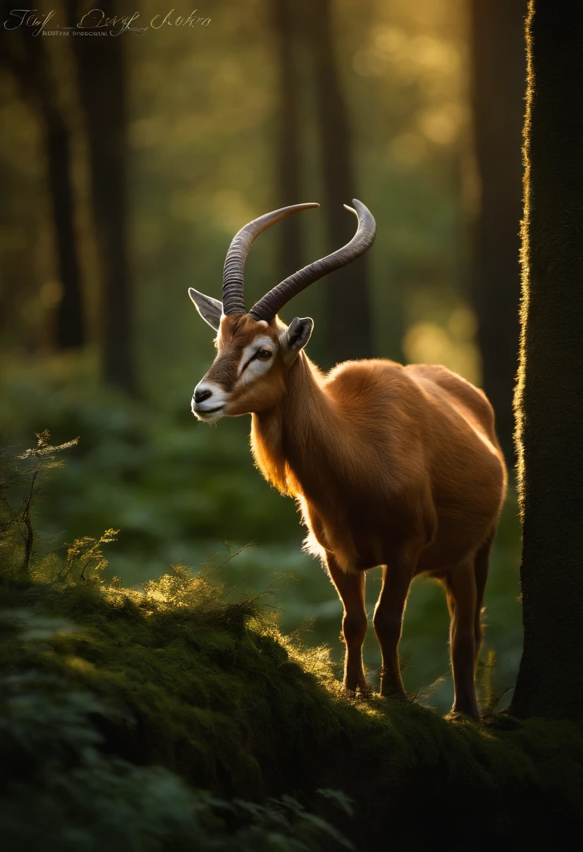 A beautiful, The sun-drenched forest is bathed in the golden glow of dawn. In the center of the frame, An animal sits on a mossy rock, Play the flute. Fauna are creatures of myths and legends, Has the head and torso of a handsome man, But the legs and hooves of the goat. His skin is tanned,musculous, His chest was covered with a thick layer of fur. His horns are long and curved, His eyes were a harsh blue.
The fauna is in complete peace with its surroundings. He is surrounded by lush trees and flowers, Birds singing in the trees. The air is filled with the sweet fragrance of wildflowers. The music of the animals is soft and lyrical, It seems to live in harmony with the natural world.
Images are taken at an astonishing 16K resolution, With incredible detail and realism. The scenes are cinematic and dramatic, Has a perfect composition. The focus is on fauna, But the background is also lush,detail-rich.
This photo is sure to capture the imagination of anyone who sees it. It is a beautiful and evocative depiction of mythical creatures, Capture perfectly in high-quality digital format.