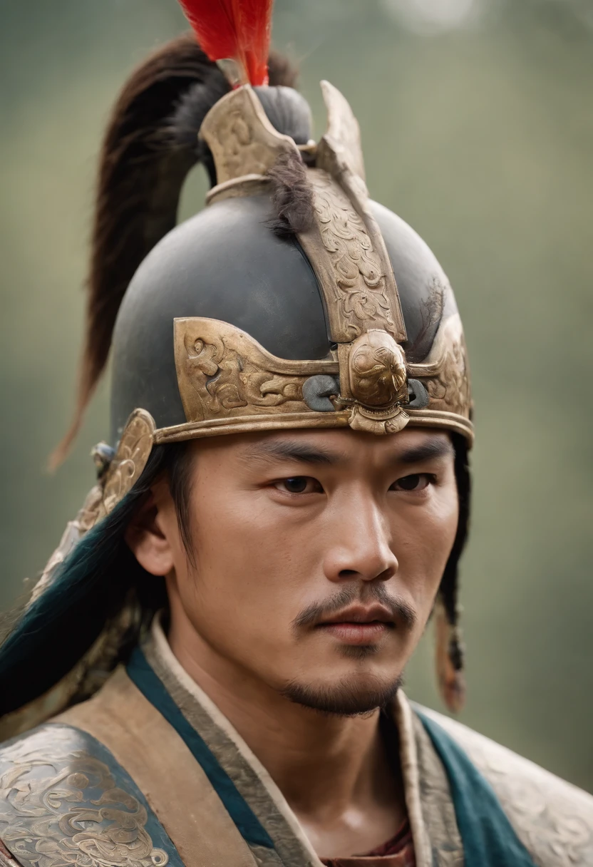 A handsome Tang Dynasty warrior