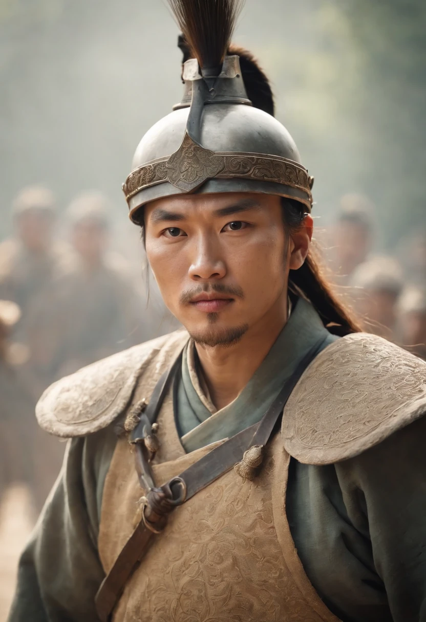 A handsome Tang Dynasty warrior