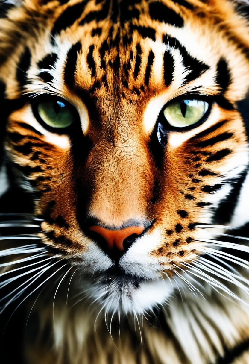 Capture chic and fat tiger cats to produce ultra-high-definition images, Classic Cat Pose. Using advanced macro photography techniques、Highlights the intricate details of the cat's coat, mustaches, And expressive eyes. Place the camera at the cat's eye level, Create an intimate connection between the viewer and the cat subject. Implement a wide aperture for a shallow depth of field, Make the cat stand out clearly against a gently blurred background. Improve lighting to emphasize the texture and contours of the cat's body, Using the software, Remove hard shadows with diffused lighting、Create software, cosy atmosphere. Catch a cat in a relaxed and balanced posture, Show its flexibility and elegance. An experiment to capture moments in natural movement, Stretching, grooming, etc., To convey a sense of authenticity. Implement post-processing techniques to improve image clarity, contrast, and color balance, Ensure every aspect, From the cat's intricate patterns to its intense gaze, Rendered in stunning detail. It is the last, convey the gentle beauty and innate grace of the cat,, Capture fleeting moments celebrating the unique essence of a cat's curiosity and calmness.