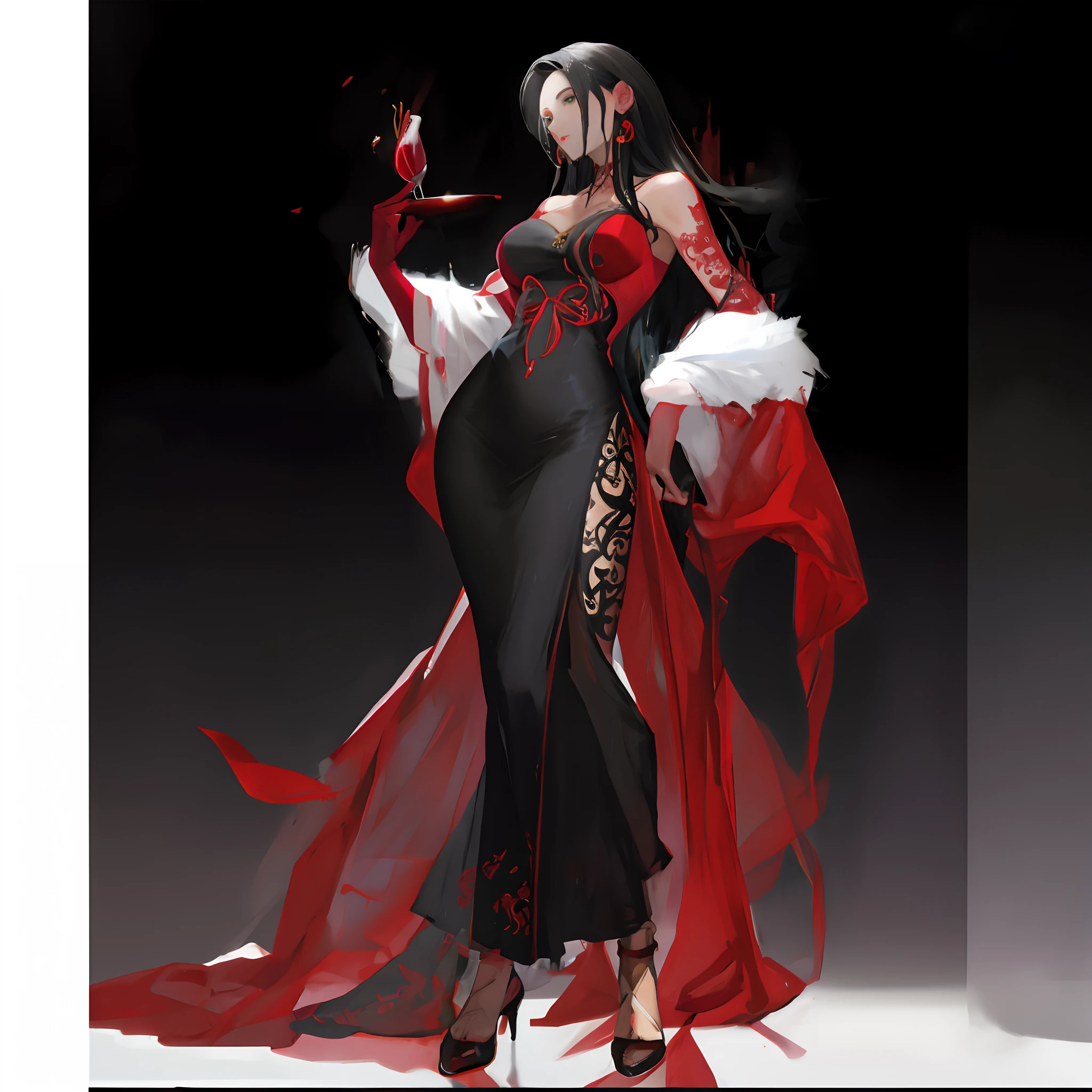 Wine glass in hand