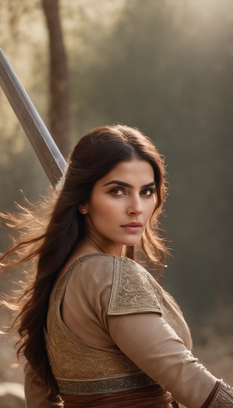 persian ancient warrior fantasty art sword woman
