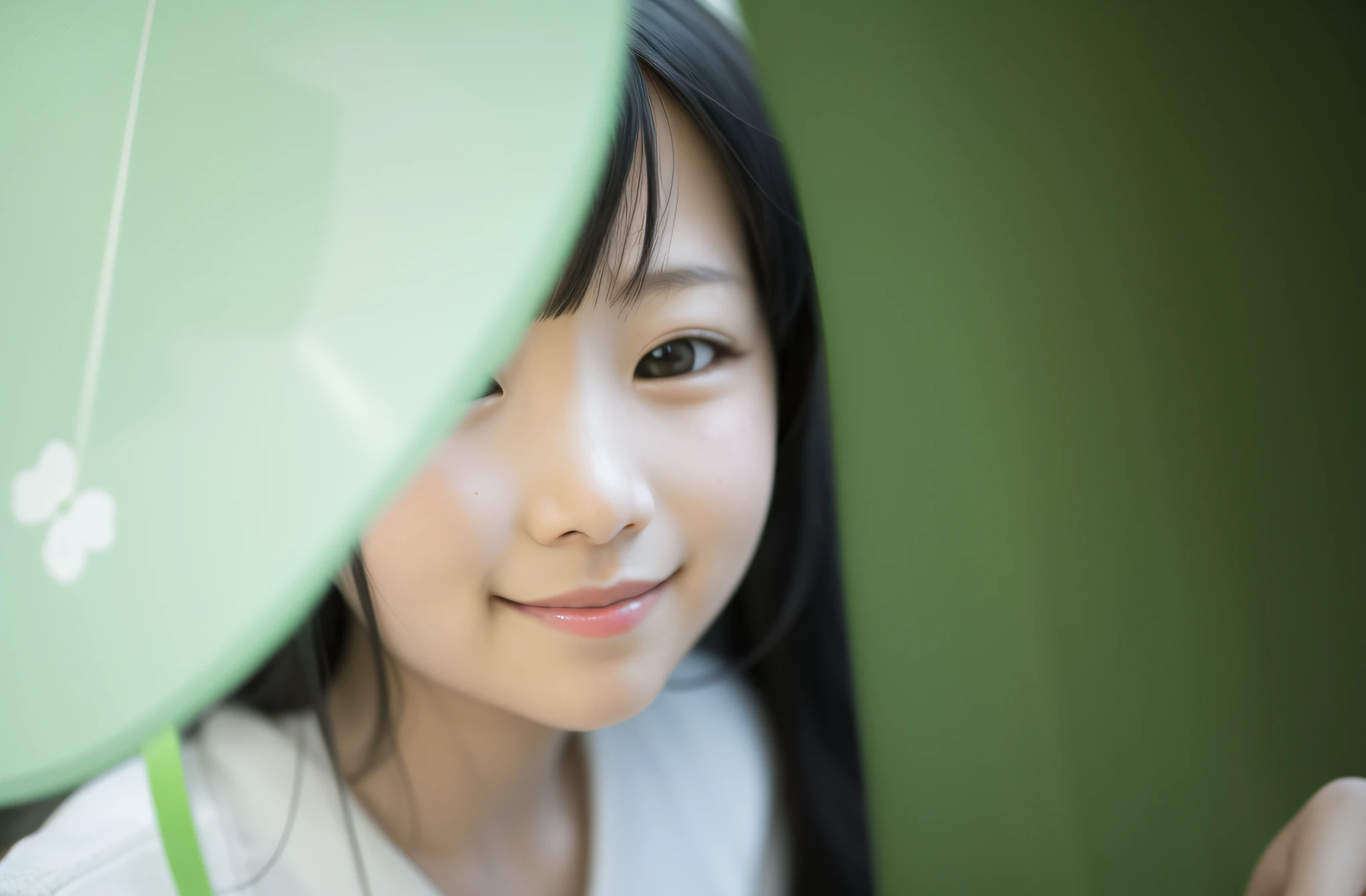 there is a woman that is smiling and looking at the camera, portrait of a japanese teen, 50 mm lens photo portrait, dslr 5 0 mm portrait photo, Soft portrait shot 8 K, girl cute-fine face, young cute wan asian face, beautiful Japanese girl face, 60mm portrait, 7 0 mm portrait, Cute natural anime face