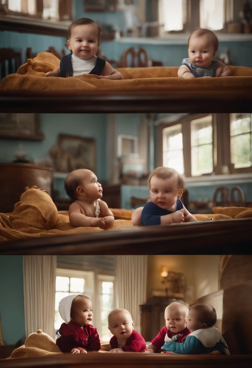 BABIES ENGAGING POLITICAL DISCUSSION IN A TOMBED WORLD