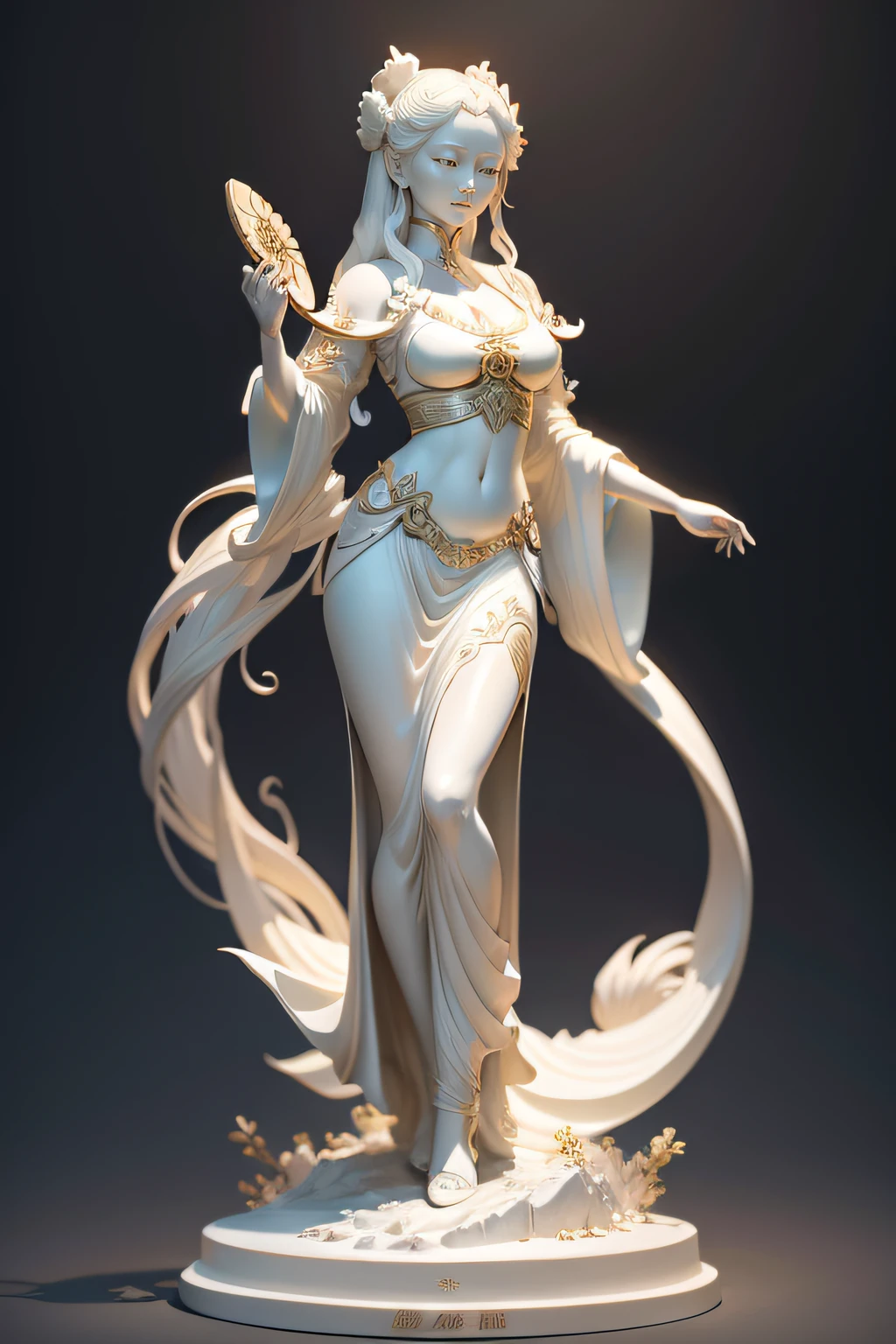 Naked guanyin, full body, nsfw