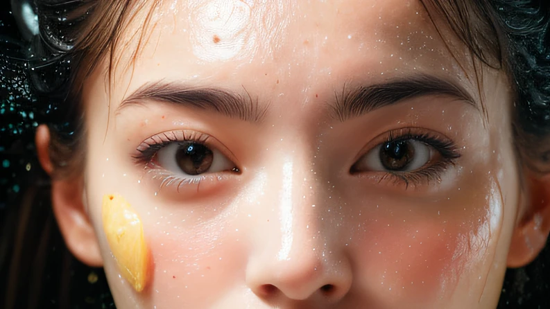 ((top quality, 8k, masterpiece: 1.3)), woman (naked in hot springs), sweating, water droplets on forehead of face, outdoors, background urban cityscape, overhead camera, sharp focus: 1.2, cute woman: 1.4, (((layered haircut)), (white shirt), very detailed face and skin and hair texture, knotted black hair, wet texture hair, wet body, detailed eyes, Double eyelids, white skin, beautiful legs, beautiful delicate nose, cute young Japan woman, 28 years old, with dynamic angles, it is pleasing to the eye and suggestive composition, while emphasizing the subject's hair, eyes, mouth and action, while exuding melancholy emotions characterized by a contrasting mix of calm tones and light and shadow.