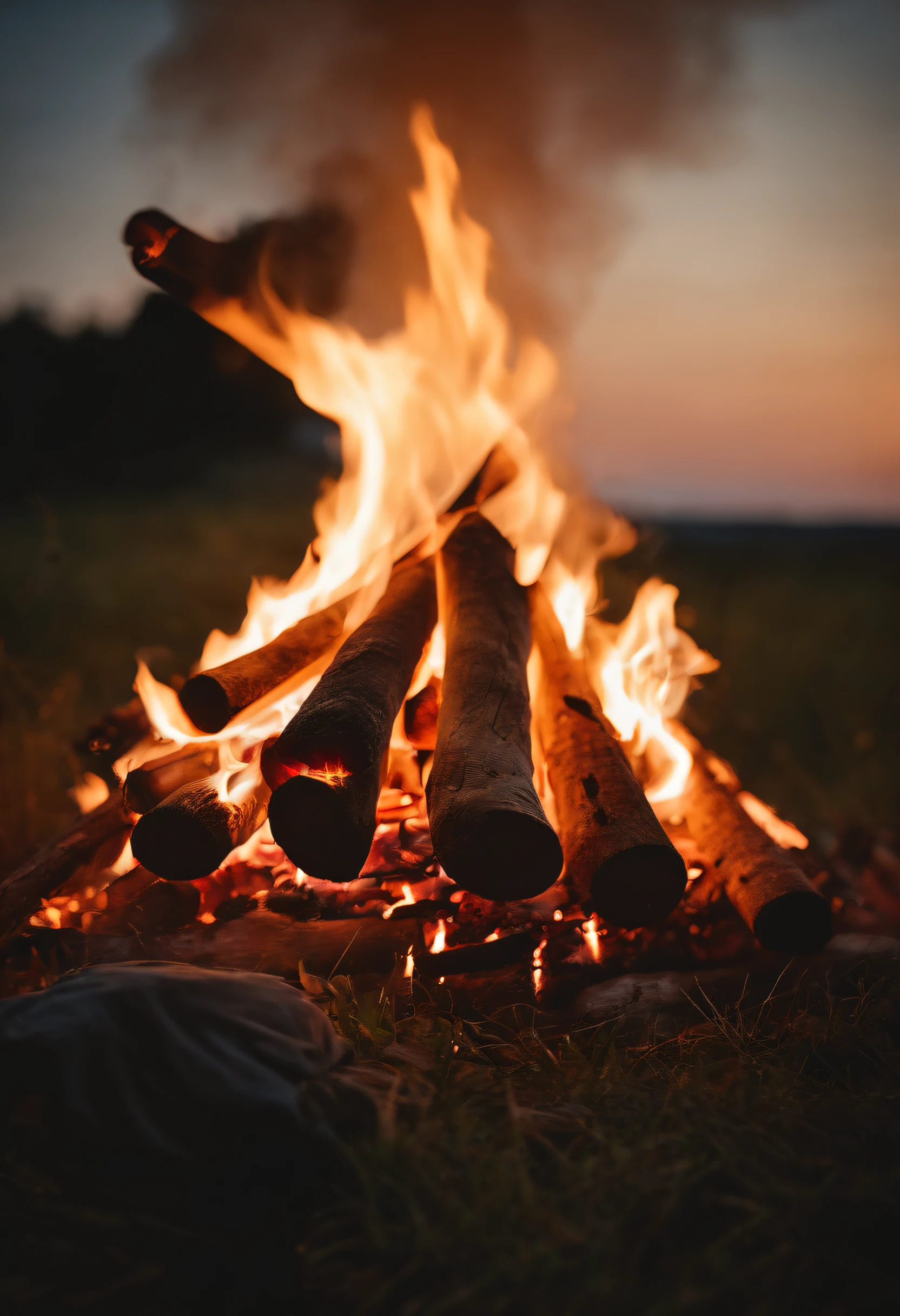 Bonfire, Togetherness, Joy Time of Day: Evening Camera: Smartphone Lens: Standard