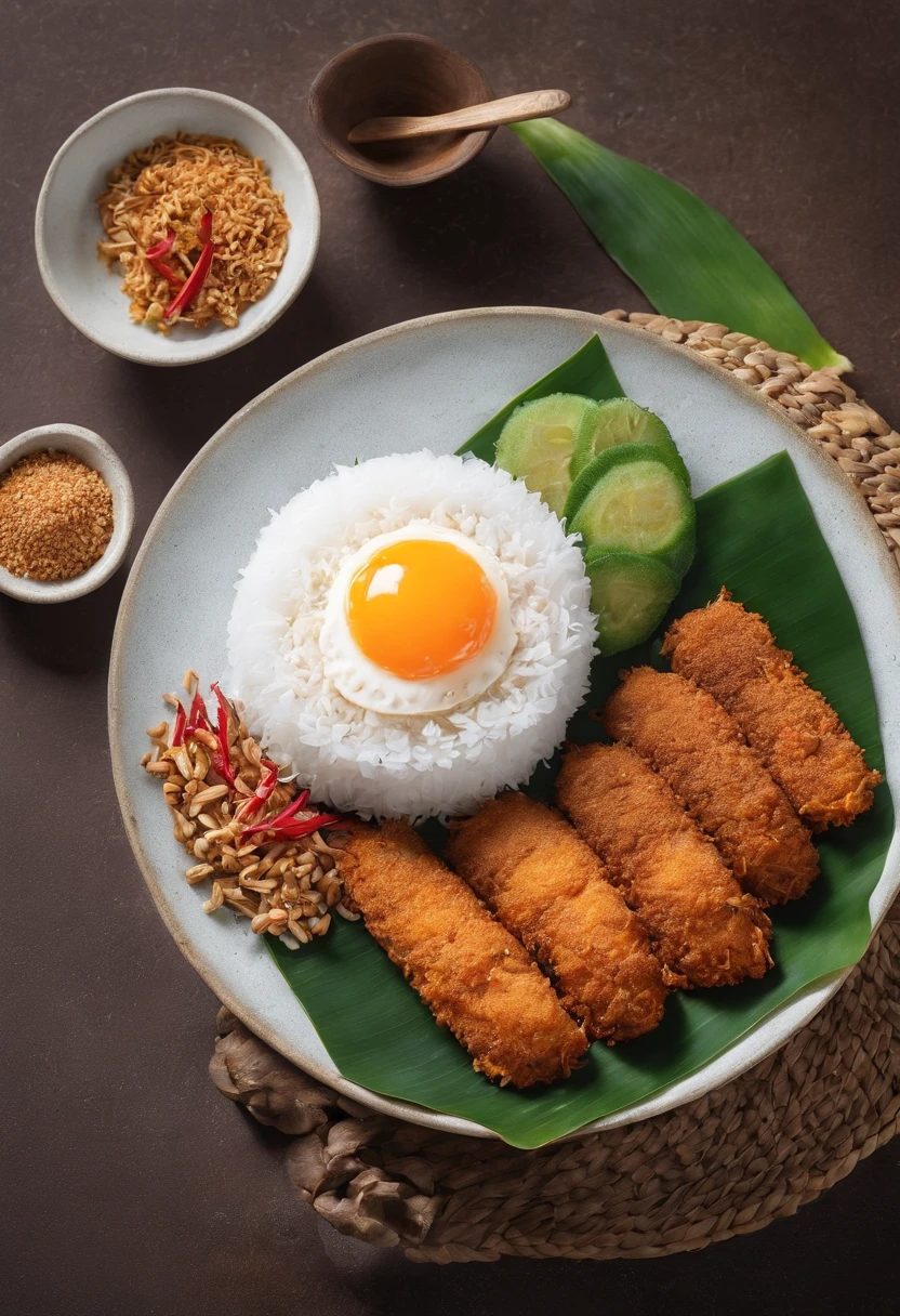 Malaysian Nasi lemak