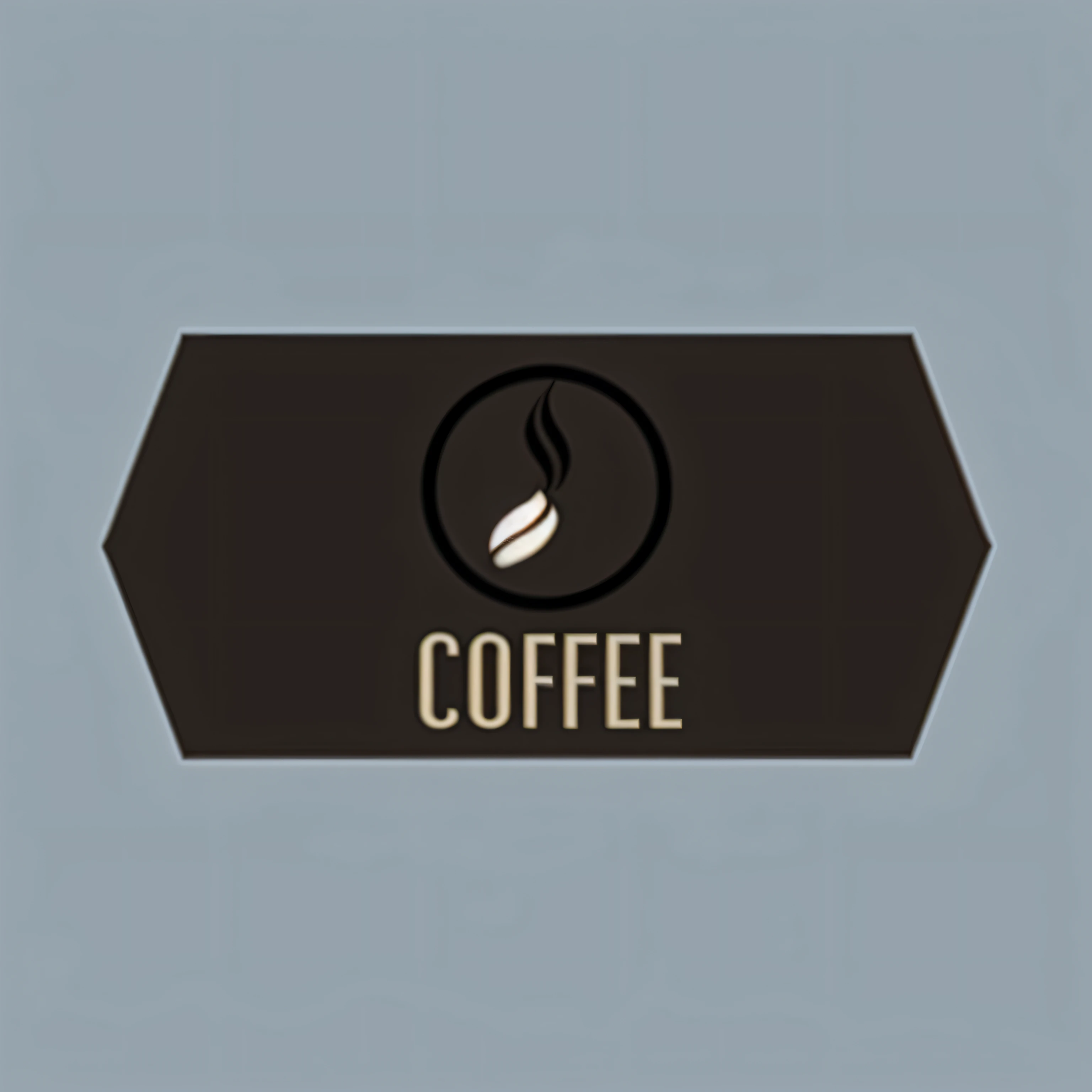 Close-up of a coffee cup，There is a spoon on it, kawa, cafe shop, celebration of coffee products, Coffee machine, coffee bean, coffee smell, round logo, Labels, product label, Highly detailed visual effects espresso, Label design, coffee mug, Cafe, Drink plenty of coffee, arabica style, advertisement picture, Zombie coffee logo, Coffee stains, .gif, steaming coffee