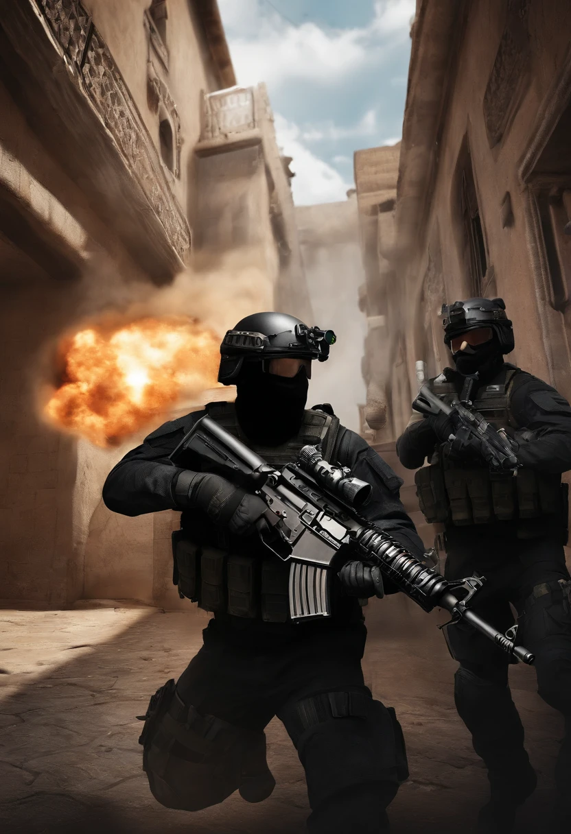 counter terrorist operation, fps, game style, SWAT team, gun game