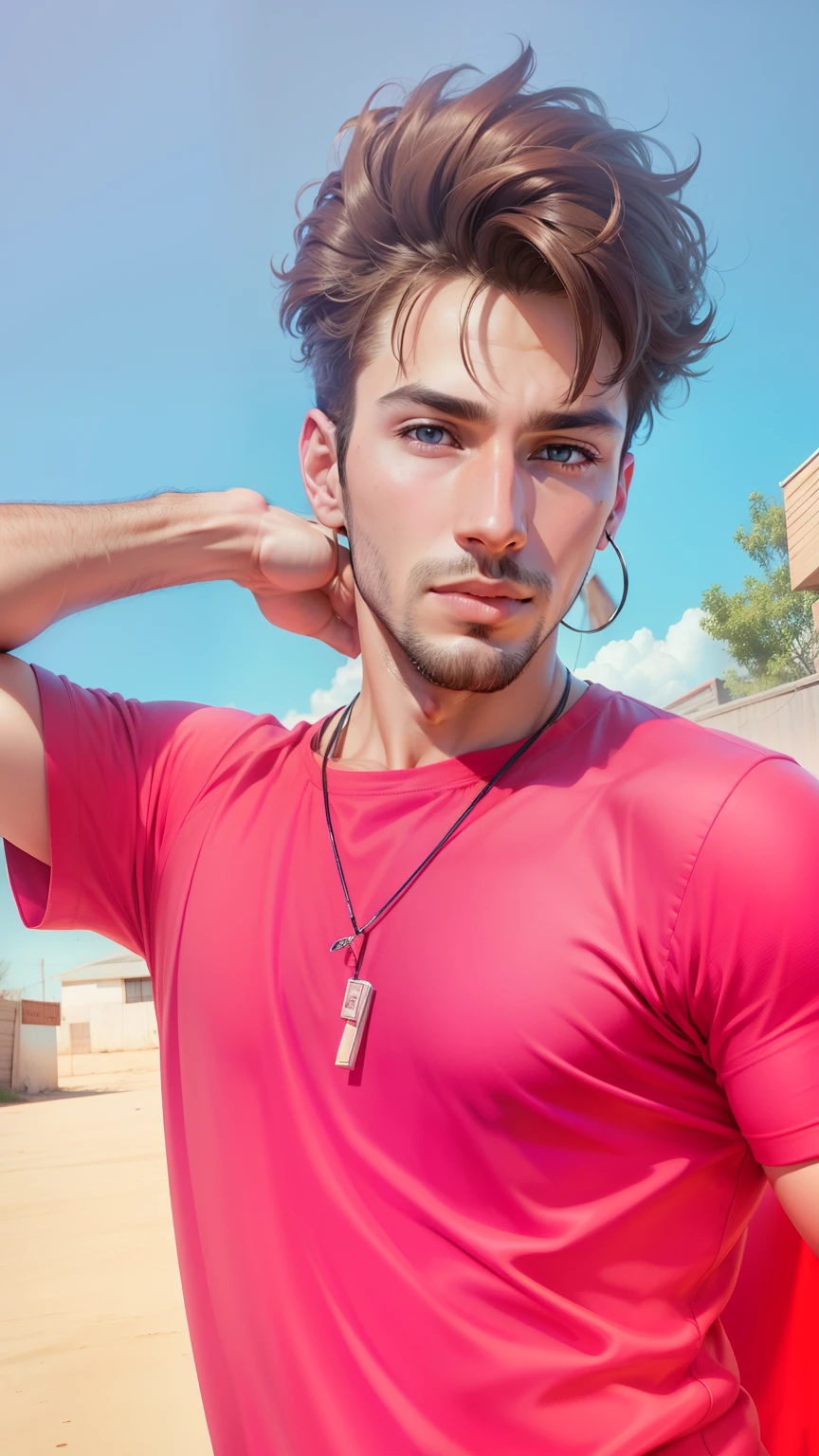 Handsome boy realistic