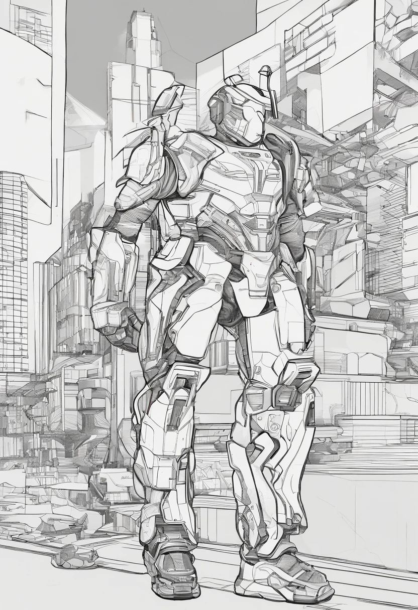 On the street there is a man in a futuristic suit, cyberpunk samurai, cyberpunk knight, very beautiful cyberpunk samurai, Portrait of a cyberpunk samurai, Trendy cyberpunk mechanoid, Cyberpunk robot, advanced digital cyberpunk art, cyberpunk cyborg, Deep Cyberpunk Mechanoid, Cyberpunk Soldier, cyberpunk suit, Cyberpunk armor, Cyberpunk mechanoid, cyberpunk character art, cyberpunk dark fantasy art
