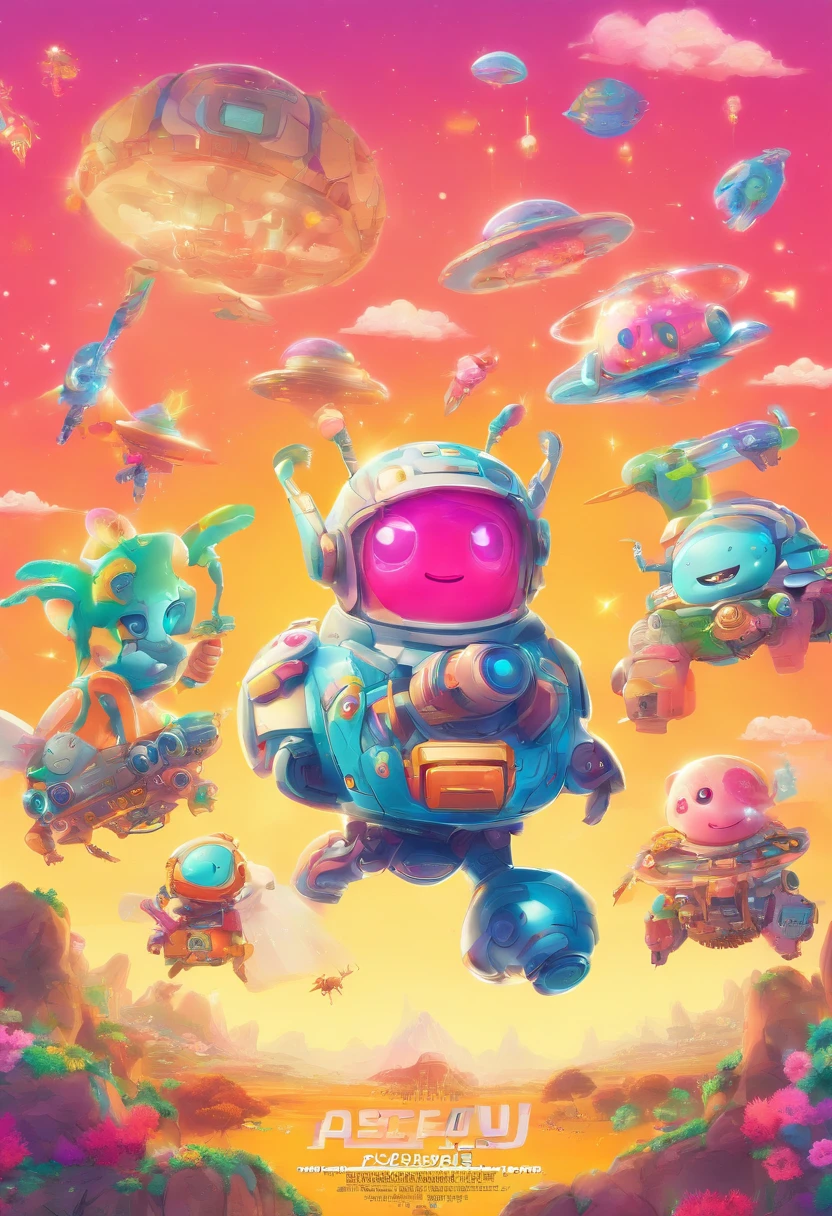 Craft a captivating movie poster that depicts the epic clash between humanity and an advanced alien race. Showcase the looming threat of the alien invaders, the resilience of human defenders, and the otherworldly technology and landscapes, capturing the essence of an intergalactic war for survival
