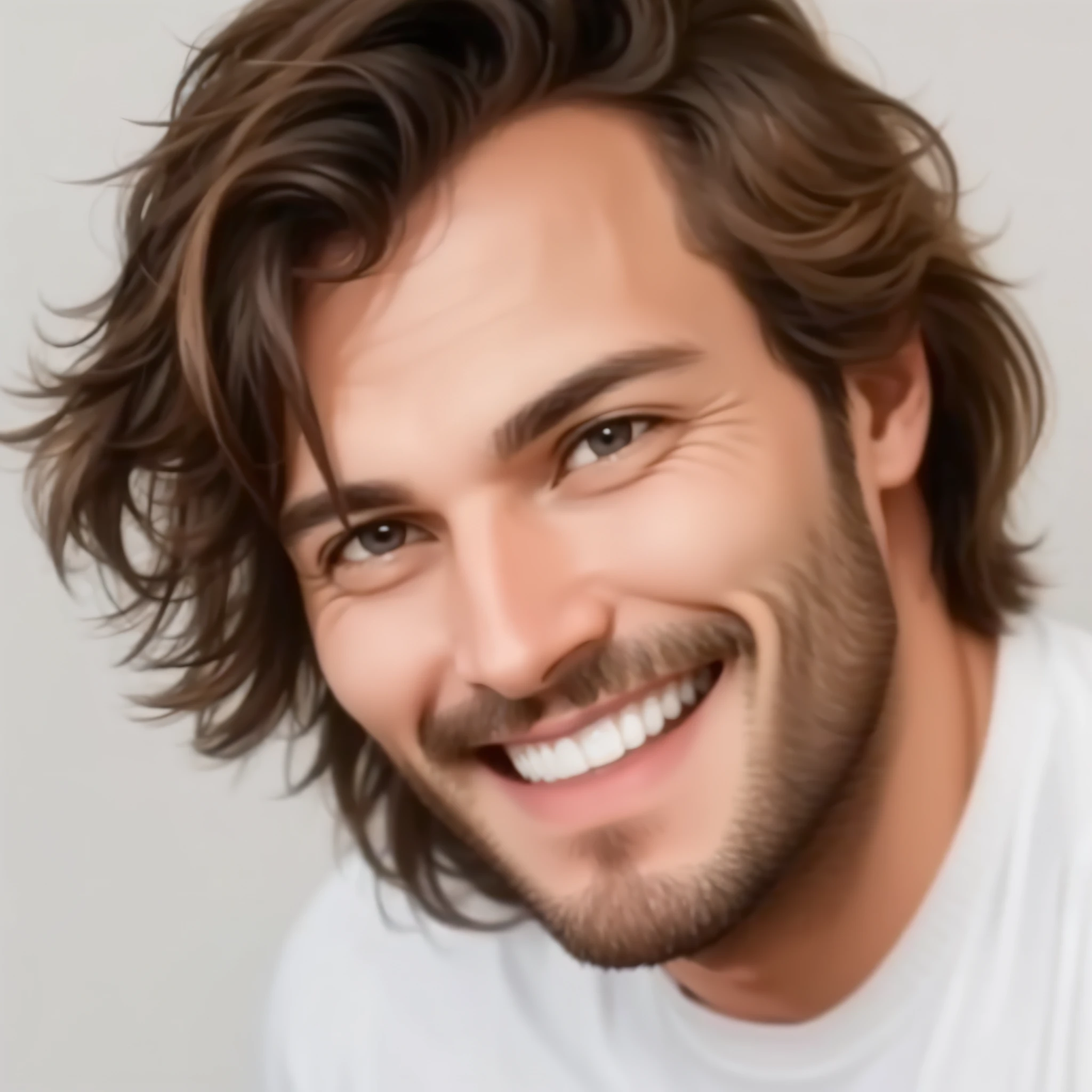 man smiling