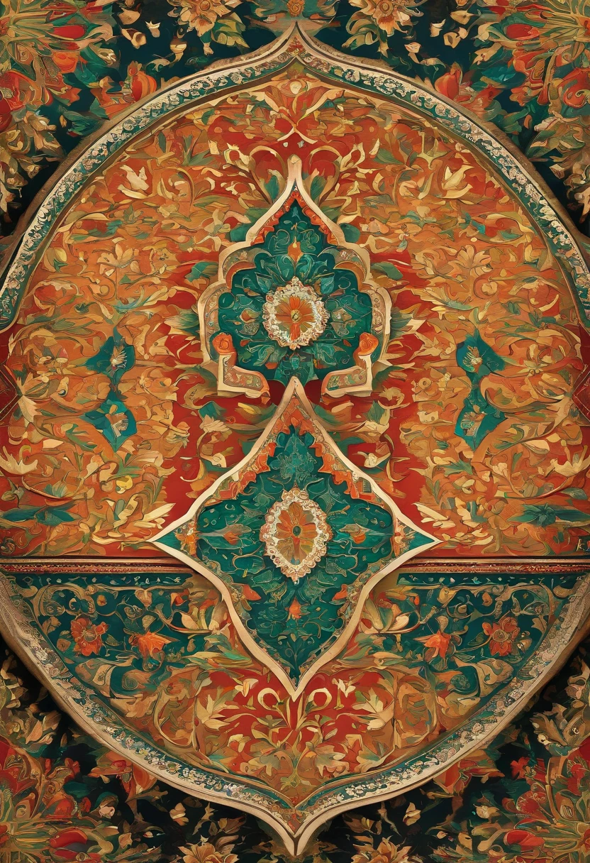 arabic poster, creative, pattern, arabesque