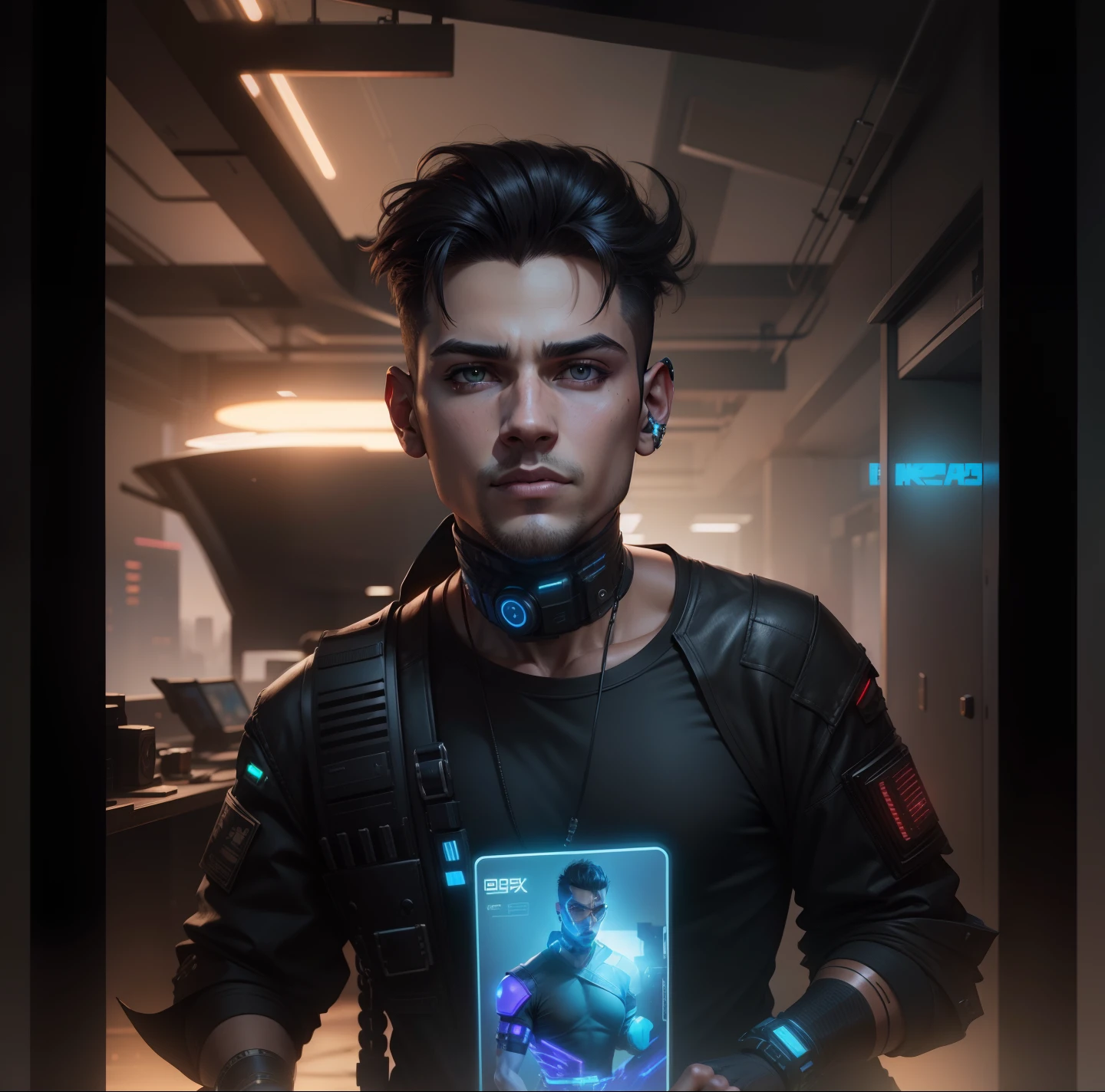 change background cyberpunk handsome boy, realistic face, 8k,ultra realistic
