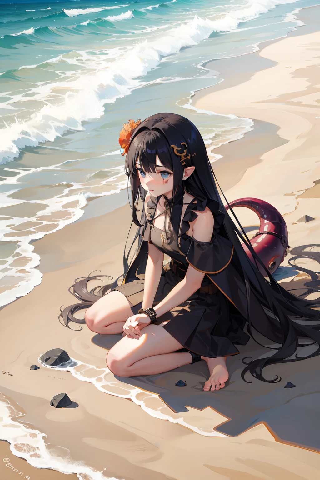 tentaculata,binding,bully,Little sister,sandbeach