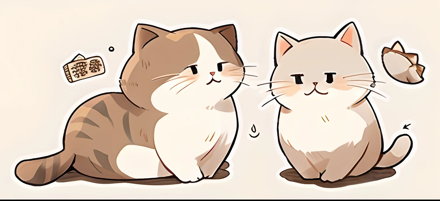 two cats
