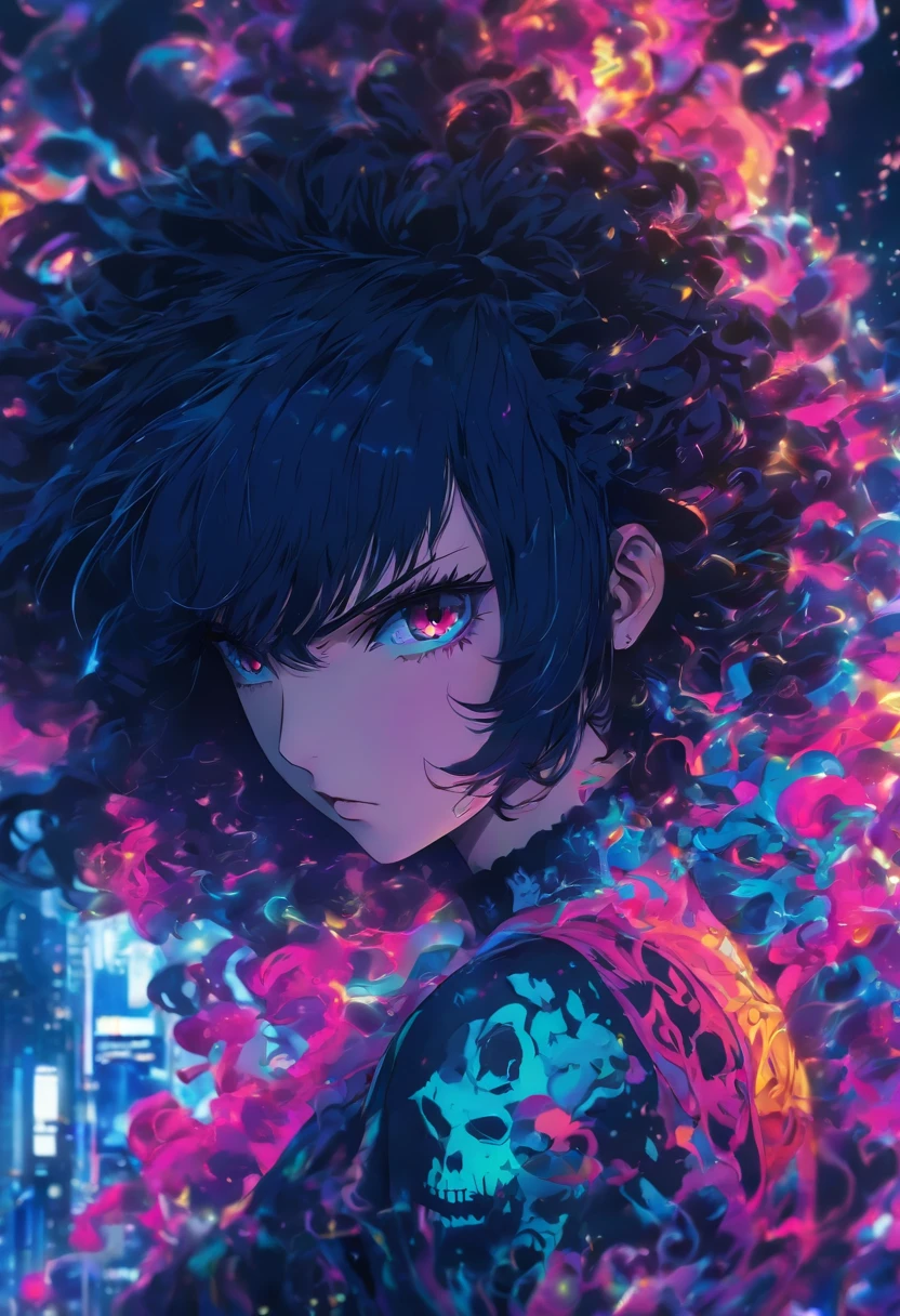 black hair, anime style, Gothic art, 8k, super detail, anatomically correct, masterpiece, 16k