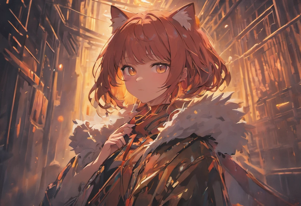 Ultra detail, high resolution, Ultra detailed, Best quality, Amazing, Top quality, Extremely detailed Cg Unity 8K wallpaper, Cinematic lighting, Cat fans, Cyberpunk, Dark boy