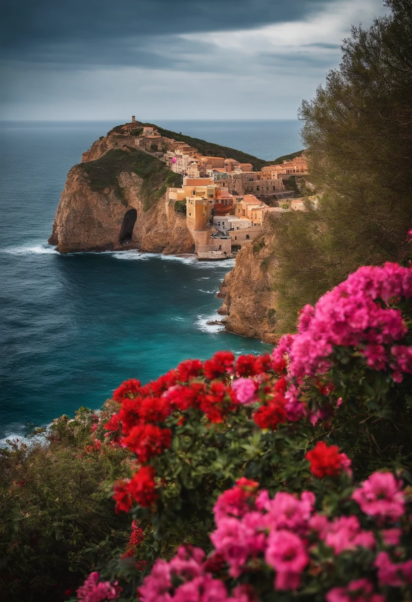 Pictures of walls and the sea,high quarity.