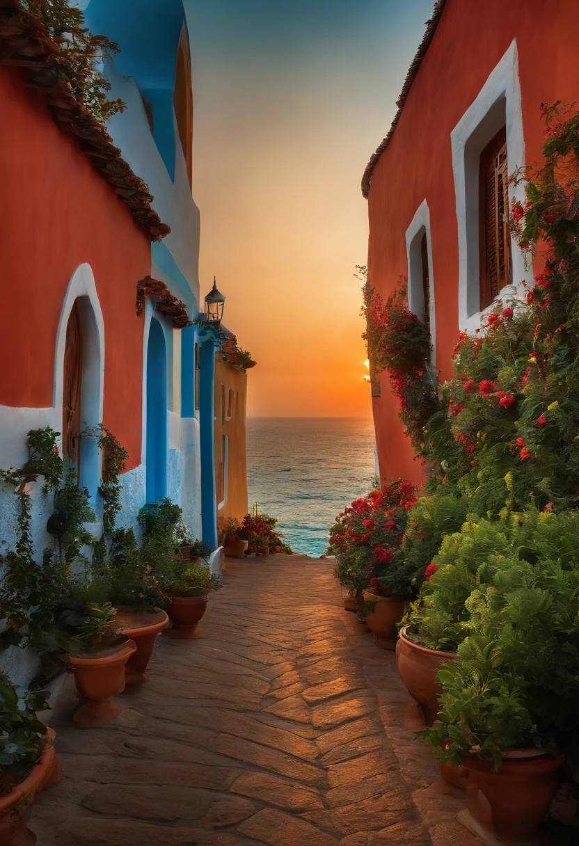 Pictures of walls and the sea,high quarity.