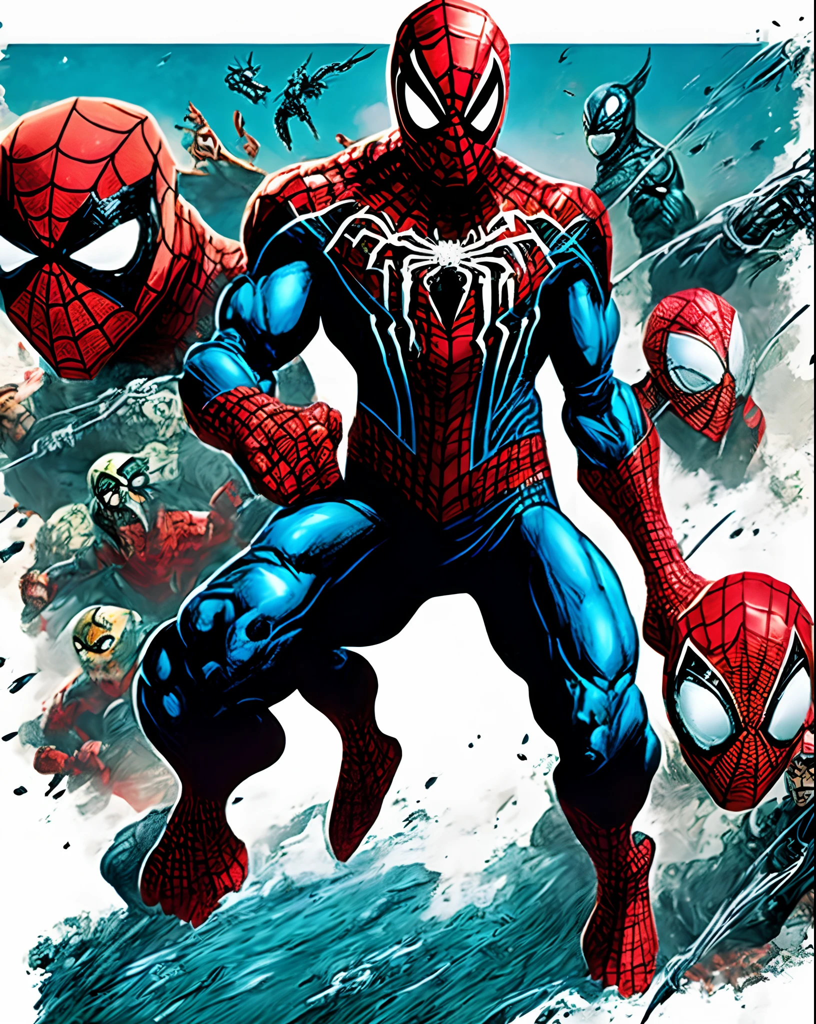 The Venom symbiote possesses Spider-Man，Spider-Man rebels，Tear the Venom suit，Strong Man Spider-Man，Uncle Spider-Man