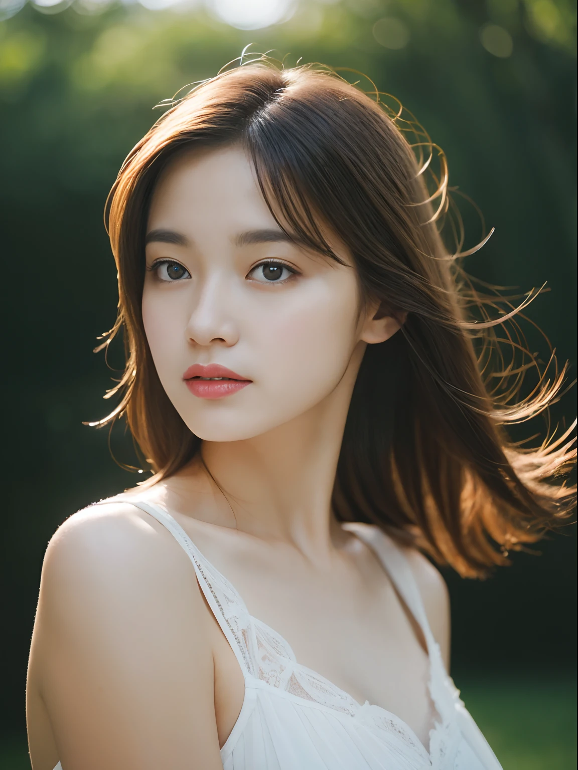 Best quality,masterpiece,ultra high res,(photorealistic:1.4),1girl,shoulder,charming,Looking at the camera,