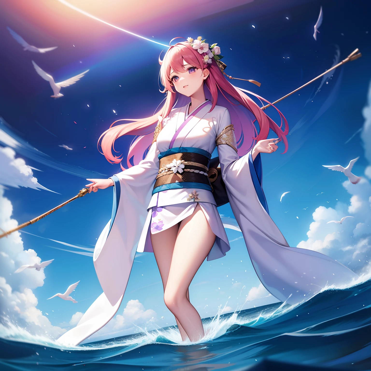 flustured、angelicales、Heavenly daughter、bionde、whirlwinds、kimono、A MILF