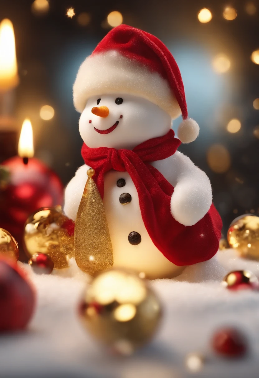 (The cute fat snowman wears a small golden crown on his head,Red cape). A large glass of beer,Top with cream and colored ice cream balls,Chocolate chips,High quality,Creative,Cool