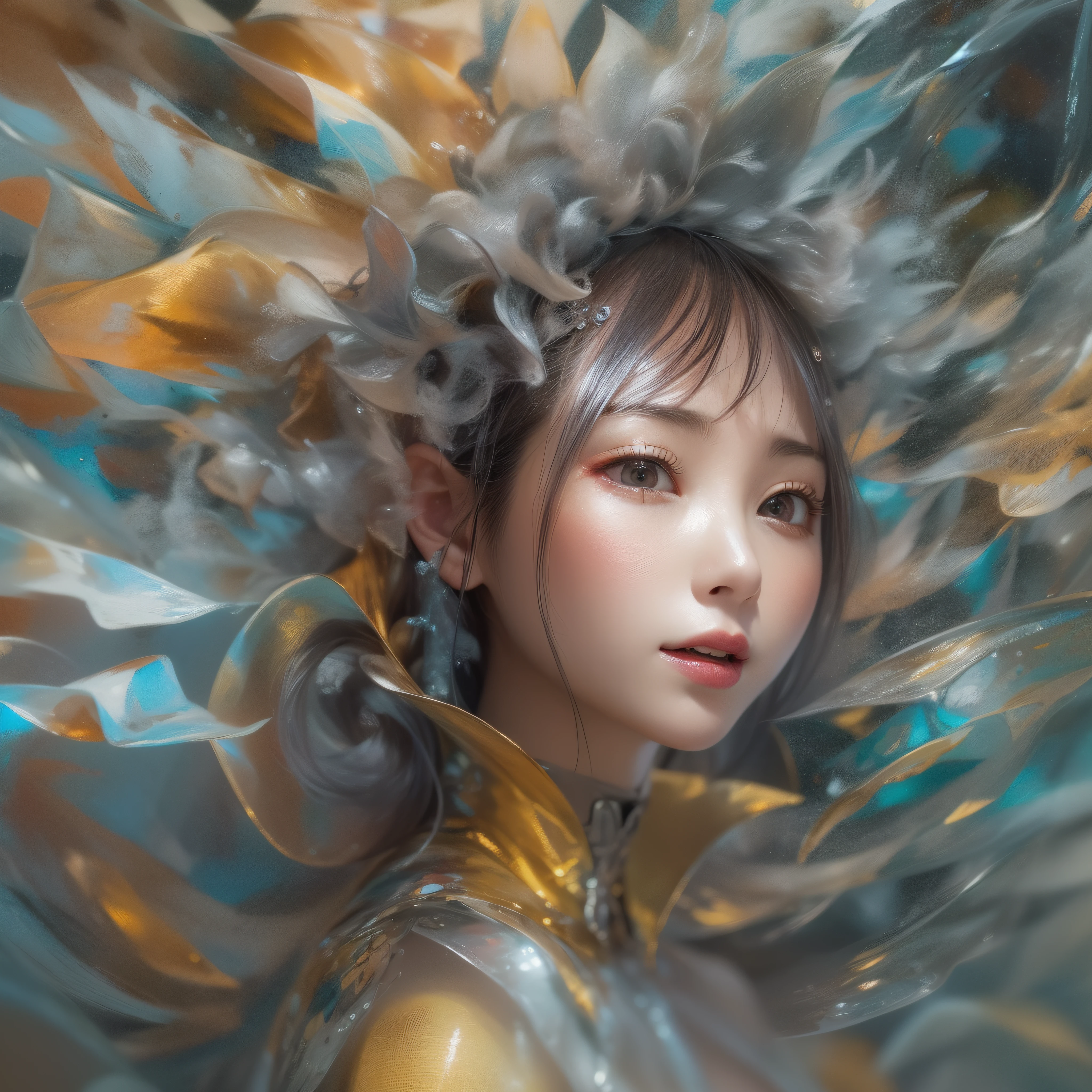 hot air、Steam in the sauna、steam、perspiring、full of sweat、Sweaty face、Writhing face、Awkward makeup、Close up of a smile with the corners of the mouth raised、sportsman、(realisitic、hight resolution)、Korean Girl、(Best Quality), (masutepiece), a beauty girl, ,dreamlikeart、Highly detailed airbrush art((Surreal))、Volumetric lighting、(top-quality)、The ultra-detailliert、Highly detailed colorful details、(Bright lighting)、dynamic compositions、Ray traching、The mirror reflects light、Shallow depth of field、ultra-detailliert、mixing exposure、nffsw、