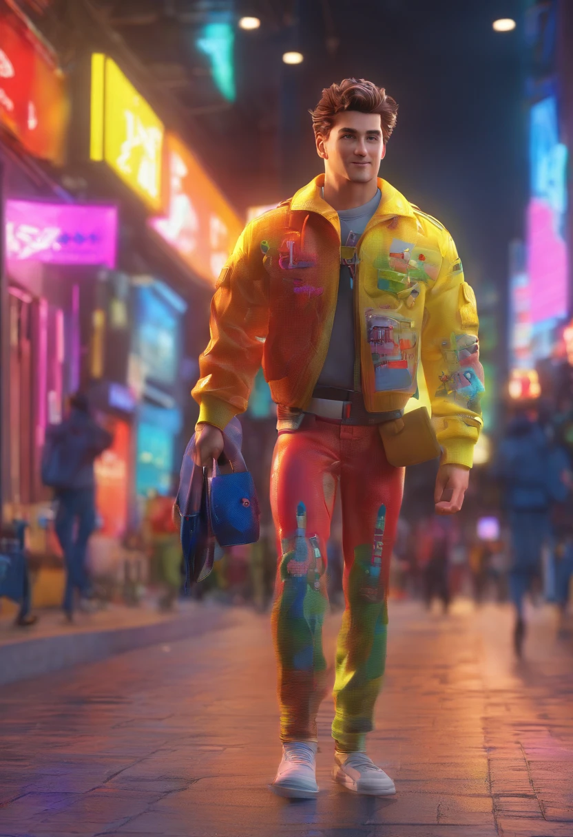 ultraclear,ultraclear,ultraclear,Handsome guys on the street,Happy jump,Very detailed,The colors are very bright