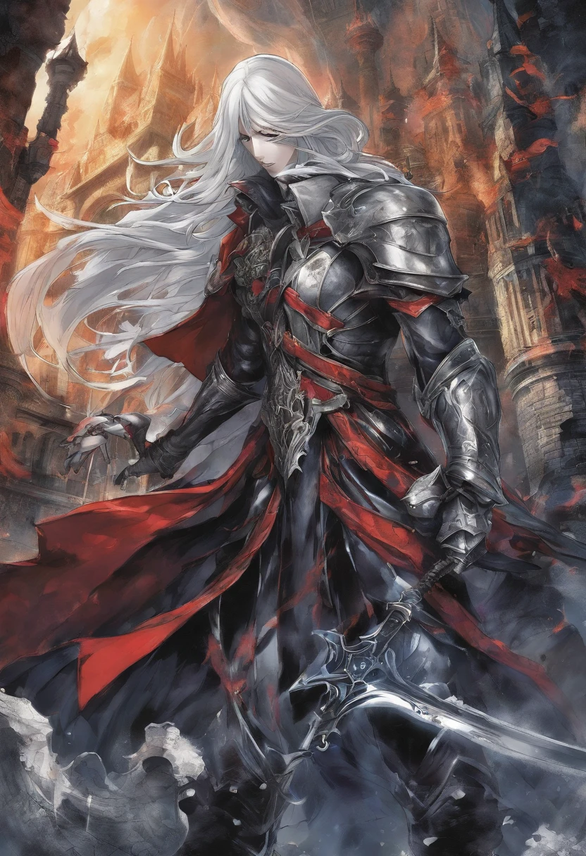 Castlevania lords of the shadows hyper realistic super detailed Dynamic poses