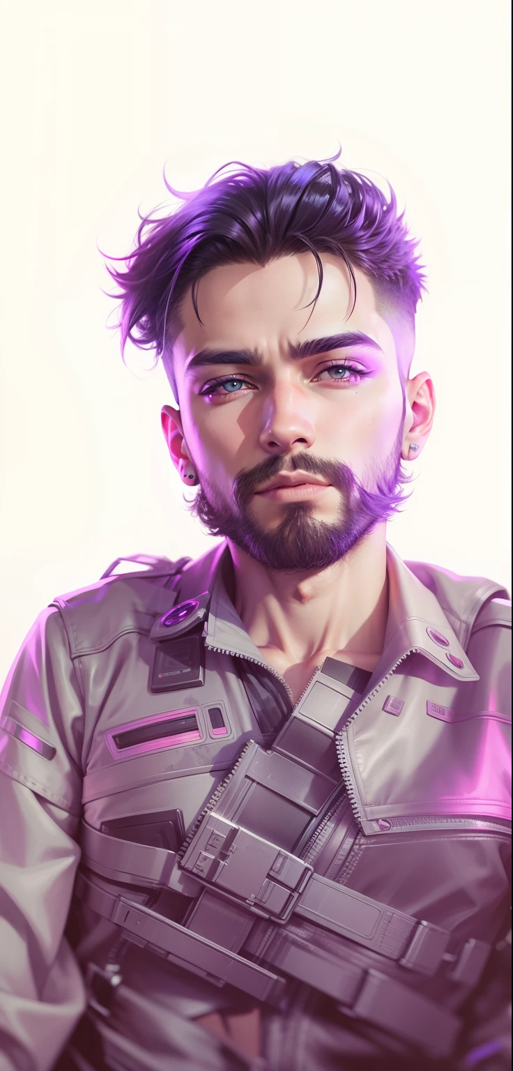 Change background cyberpunk handsome boy, realistic face,