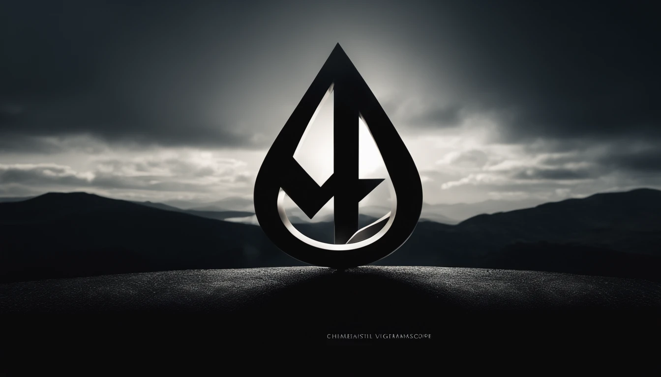 a logo "M" exactly written