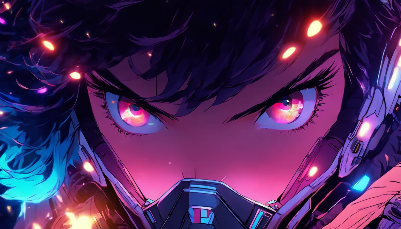 Sci-fi image, intricately detailed photograph of a woman starfighter pilot, ((glowy eyes)), ((laser shots in the space)), advanced technology, cockpit view, holographic glow, light particles, x-wing, hyperdetailed skin, defiant gaze shot on dslr camera, shot by MSchiffer, 32k resolution, best quality