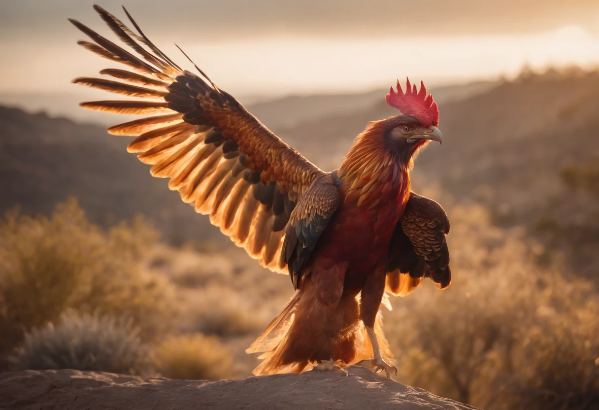 Eduardo Rodríguez Calzado style，Phoenix bird