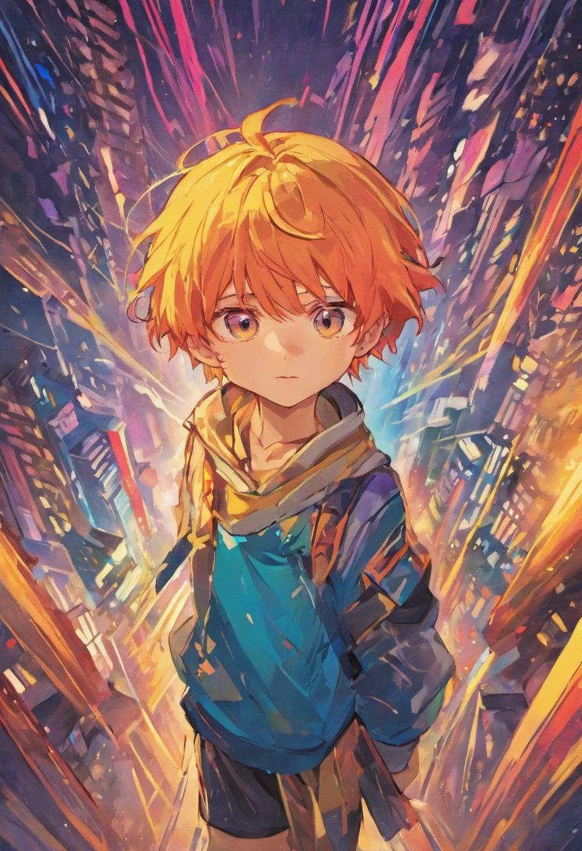 Cartoon style boy