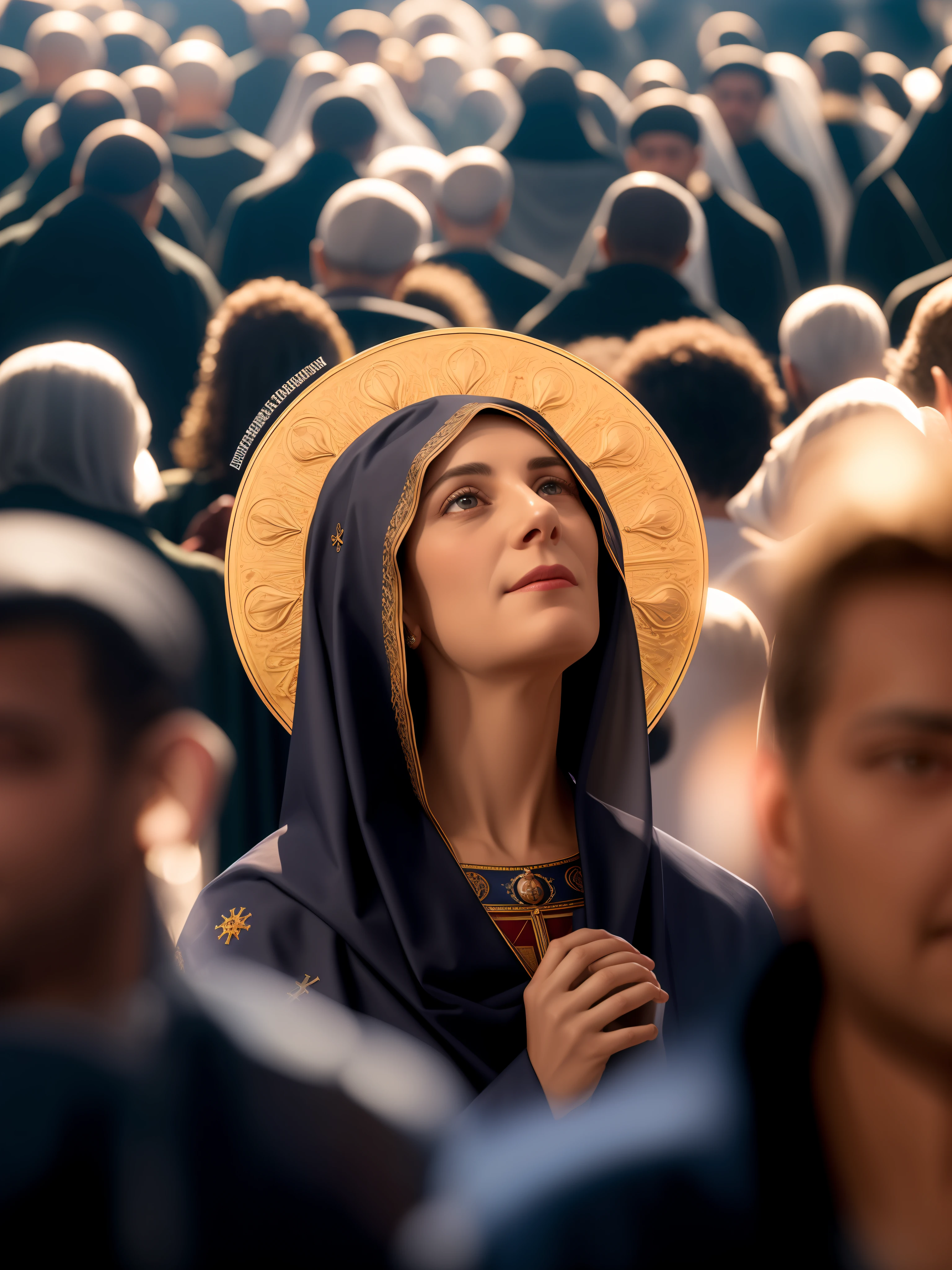 Retrato da Virgem Maria, majestosa mulher de santo, Maria, Retrato detalhado, Virgem Maria, catholic icon, Directed by: Ludwik Konarzewski, imaculadamente detalhado, Directed by: Walenty Wańkowicz, Directed by: Tadeusz Pruszkówski, 4k