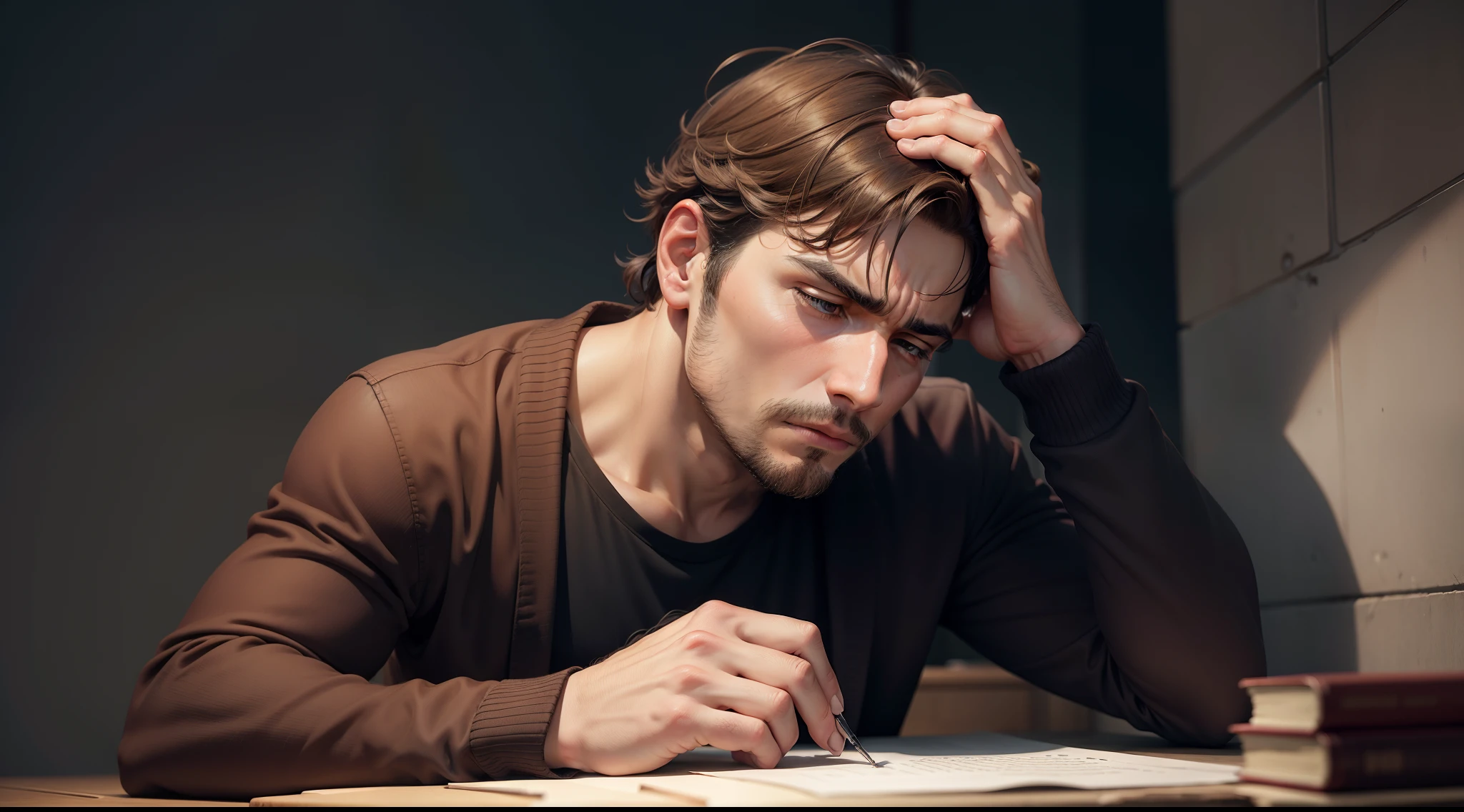 man thinking