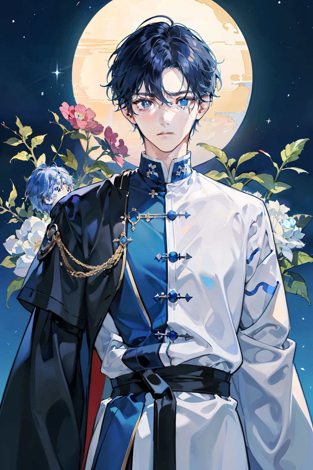 His avatar is an extremely melancholic blue boy。In that photo,His eyes were rendered blue,Filled with endless melancholy and contemplation。It was a deep blue,As if it could travel through his soul,Seeing through the pain and vulnerability in his heart。
There was a hidden sadness in his eyes,It is like refracting the stars in the endless night sky。The blue color condenses a deep and poignant universe in his eyes,There are emotions of loneliness and helplessness there。
His slender eyebrows furrowed slightly,It seems to be thinking about the confusion in his heart。The corners of his eyes drooped slightly,It gives a sad and heavy feeling,It was as if he was trapped in boundless grief。
The corners of his mouth rose slightly,But he couldn't hide the sadness under his eyes。His face was pale and thin,It's like suffering too much pain and suffering。
The entire avatar exudes a deep and lonely atmosphere,Reveals his inner fragility and strong struggle。That extremely melancholic blue boy avatar,It's like a tragic painting,Awe-inspiring and sympathetic。