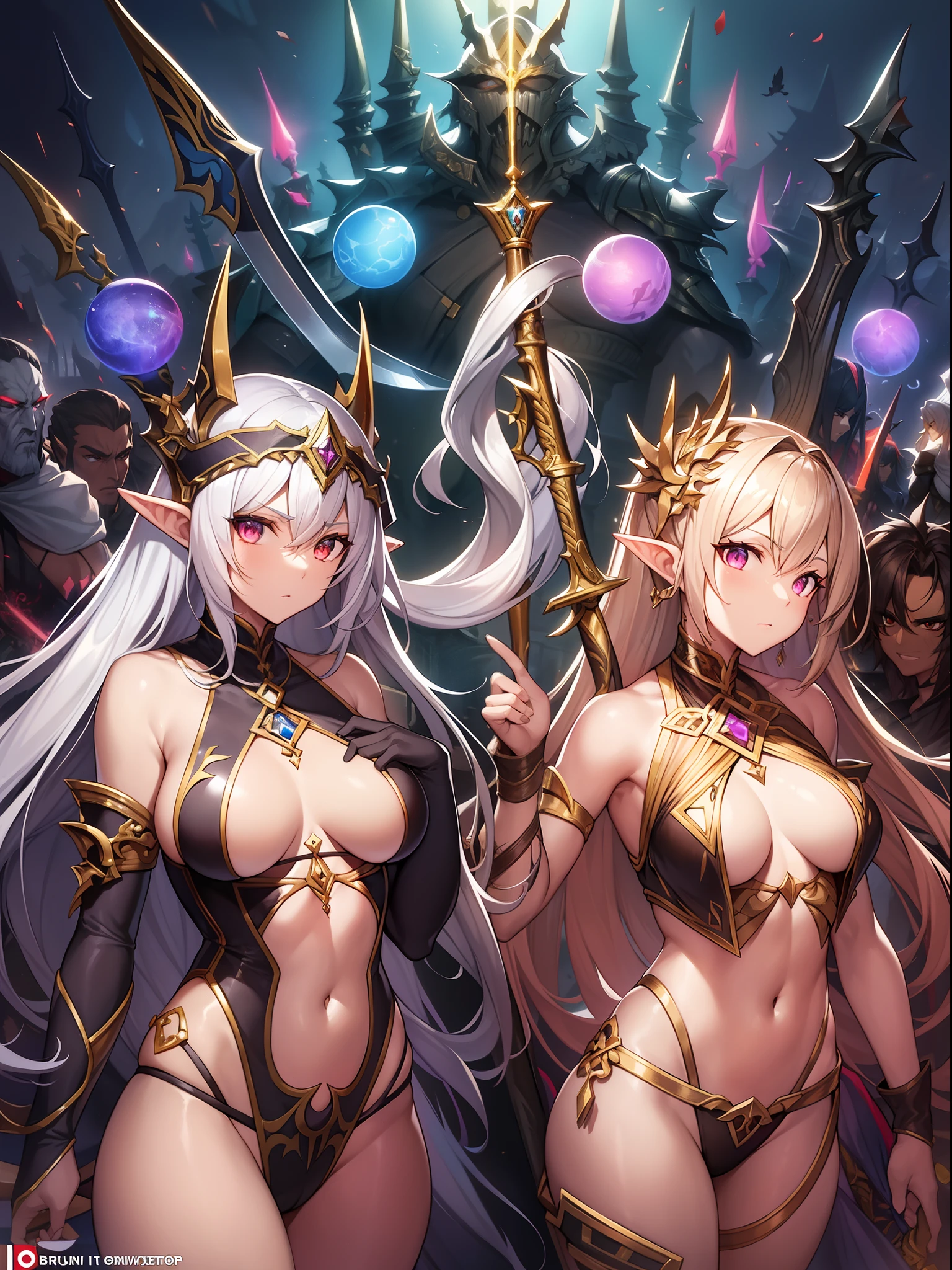 Outrageous resolution+++、masterpiece++、top-quality++、ultra-definition++、ultra-definition++、4k++、8k++、from side、(Background Focus)++、Sexy-dressed woman casts a spell of brown-skinned colossal breasts dark elves holding a small sword in the form of an assassin living in an underworld destroying a city、Rune of a group of brown-skinned, big-breasted dark elves with small swords in the form of assassins living in the underworld、The magic of a group of brown-skinned dark elves with brown breasts in the form of assassins living in the underworld holding small swords、A group of brown-skinned, big-breasted dark elves in the form of assassins living in the underworld flying above hold small swords、A sorcerer who lives in the underworld and a group of brown-skinned, big-breasted dark elves with small swords in the form of assassins、A group of brown-skinned dark elves in the form of assassins living in the underworld holds a small swordDark-breasted dark elves in the form of assassins living in the underworldA group of brown-skinned colossal breasts dark elves holding a small sword Goddess、detailed fantasy art、fantasy art style、Blake A witch with a group of brown-skinned dark elves in the form of assassins living in a beautiful ancient underworld with a small sword、Queen of Rebellion、Fantasy Art Behans、A sorcerer who lives in a beautiful underworld and a group of brown-skinned, big-breasted dark elves with small swords in the form of assassins、A sorcerer who lives in a beautiful underworld and a group of brown-skinned, big-breasted dark elves with small swords in the form of assassins、A group of brown-skinned, big-breasted dark elves in the form of assassins living in a shiny floating underworld hold fragments of a small sword、A magic circle in which a group of brown-skinned dark elves with brown breasts in the form of assassins living in the underworld hold small swords、 Sparks of a group of brown-skinned dark elves with brown breasts in the form of assassins living in a dazz