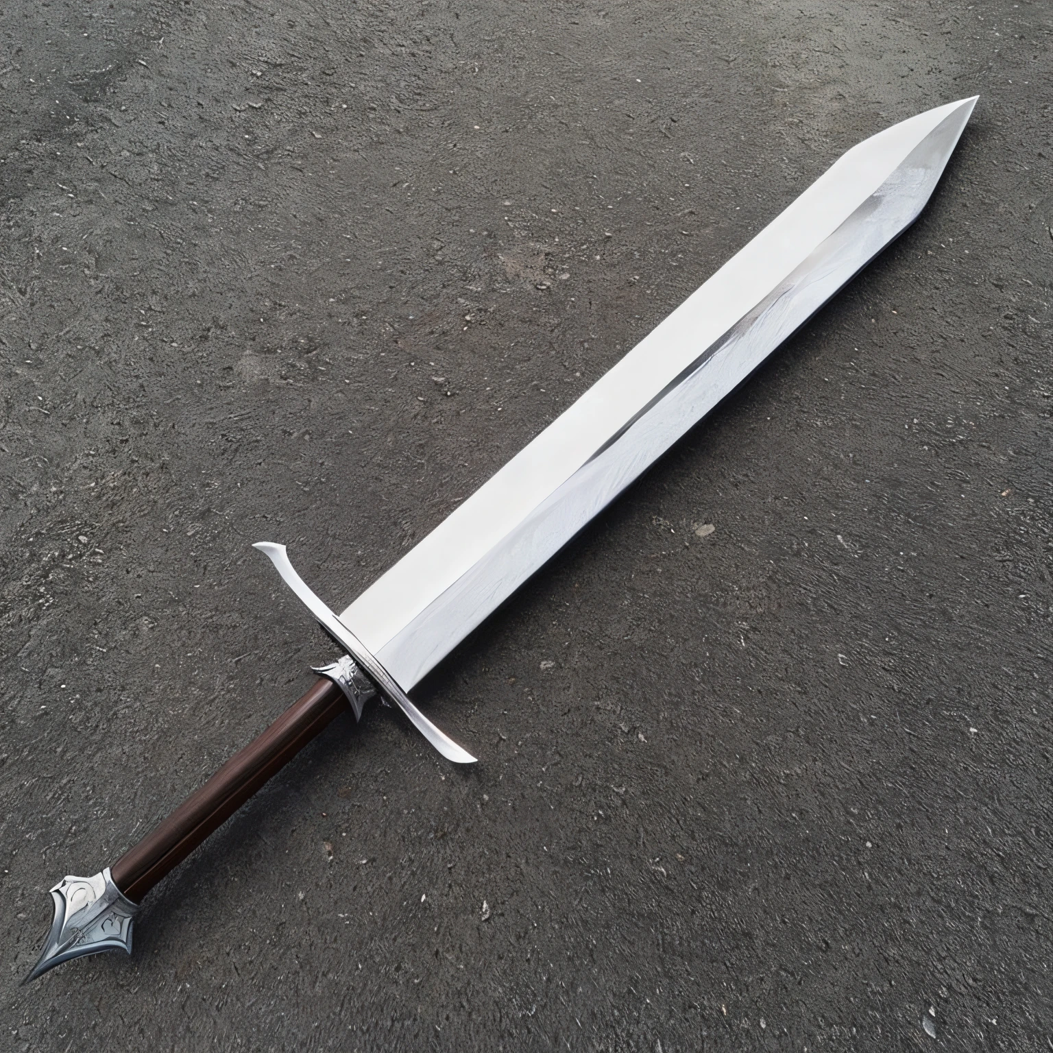 um close up de uma faca com um cabo de madeira, Basic steel sword, espada grande, Espada larga, two - handed sword, espada grande, Espada medieval, Espada longa, Espada Ligtt, espada curta, uma espada curta, steel sword, Broadsword, espada pequena, arma medieval, espada de coldre, espada, (obra prima)(Ultra realista),(Ultra Dealhado),(melhor qualidade),(Ultra Detalhado),(simetria perfeita)