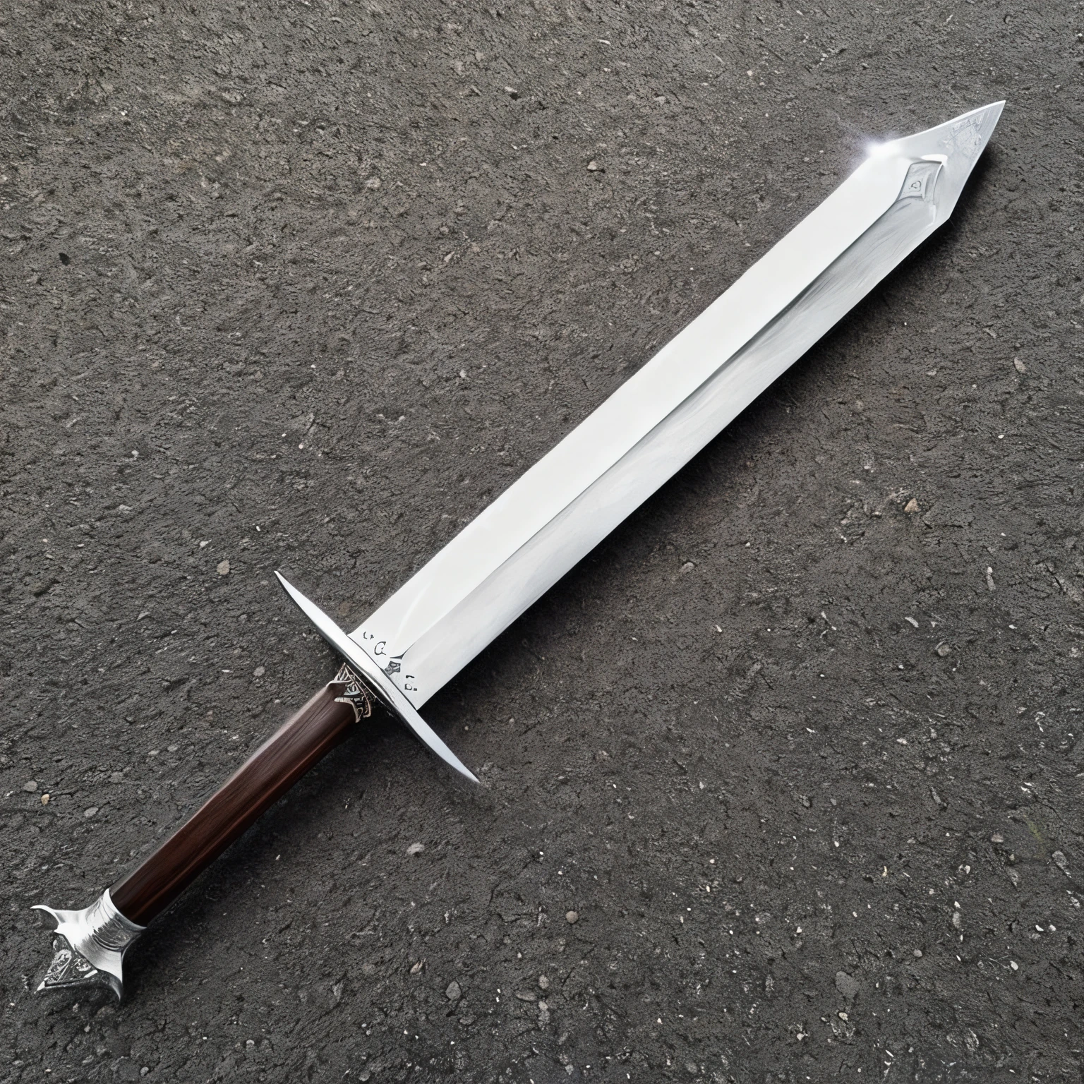 um close up de uma faca com um cabo de madeira, Basic steel sword, espada grande, Espada larga, two - handed sword, espada grande, Espada medieval, Espada longa, Espada Ligtt, espada curta, uma espada curta, steel sword, Broadsword, espada pequena, arma medieval, espada de coldre, espada, (obra prima)(Ultra realista),(Ultra Dealhado),(melhor qualidade),(Ultra Detalhado),(simetria perfeita)