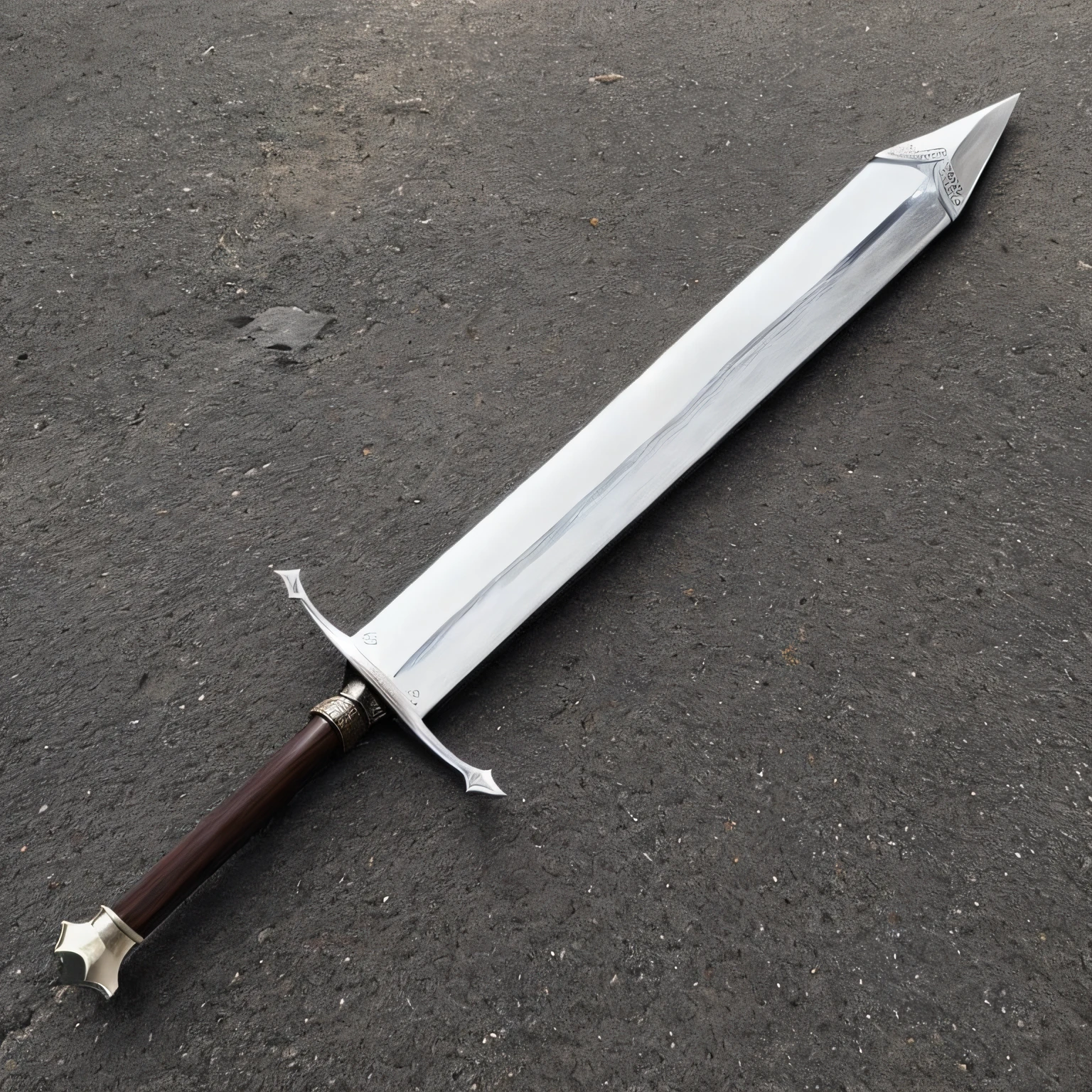 um close up de uma faca com um cabo de madeira, Basic steel sword, espada grande, Espada larga, two - handed sword, espada grande, Espada medieval, Espada longa, Espada Ligtt, espada curta, uma espada curta, steel sword, Broadsword, espada pequena, arma medieval, espada de coldre, espada, (obra prima)(Ultra realista),(Ultra Dealhado),(melhor qualidade),(Ultra Detalhado),(simetria perfeita)