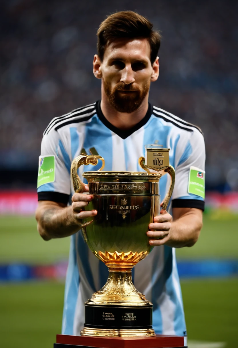 Messi Argentina national team lifted the Hercules Cup